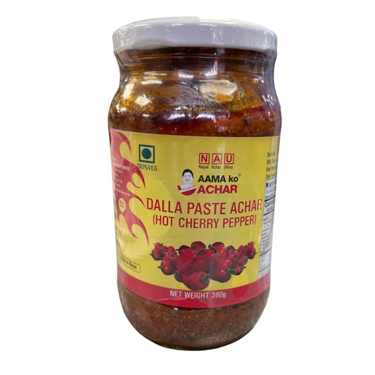 Dalla Paste (Hot Cherry Pepper) Pickle - Aama Ko Achar  380g